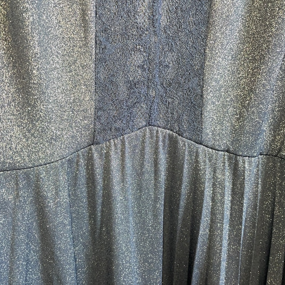 Taylor Black and Bronze Maxi Dress with 2 skirt layers Size 12 NWT - Picture 5 of 5